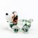 Tiny Glass Doggy Figurine in Glass Figurines Miniature Figurines category