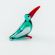 Glass Toucan Mini Figurre in Glass Figurines Miniature Figurines category