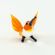 Hummingbird Yellow Mini Bird in Glass Figurines Miniature Figurines category