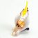 Glass Parrot Mini Figurine in Glass Figurines Miniature Figurines category