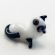 Glass White Cat in Glass Figurines Miniature Figurines category