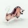 Violet Bull Glass Mini Figurine in Glass Figurines Miniature Figurines category
