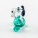 Glass Cow Tiny Figurine in Glass Figurines Miniature Figurines category