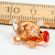 Beige Piglet Mini Figurine in Glass Figurines Miniature Figurines category