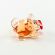 Beige Piglet Mini Figurine in Glass Figurines Miniature Figurines category