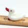 White Duck Glass Miniature in Glass Figurines Miniature Figurines category