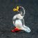 White Goose Mini in Glass Figurines Miniature Figurines category