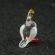 White Goose Mini in Glass Figurines Miniature Figurines category