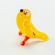 Yellow Canary Mini Figurine in Glass Figurines Miniature Figurines category