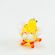 Tiny Glass Chicken in Glass Figurines Miniature Figurines category