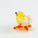 Tiny Glass Chicken in Glass Figurines Miniature Figurines category