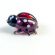 Ladybird Glass Miniature in Glass Figurines Miniature Figurines category