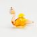 Glass Beige Dragon in Glass Figurines Miniature Figurines category