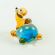 Tiny Blue Turtle in Glass Figurines Miniature Figurines category