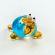 Tiny Blue Turtle in Glass Figurines Miniature Figurines category