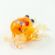 Yellow Octopus Mini Figurine in Glass Figurines Miniature Figurines category