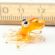 Yellow Octopus Mini Figurine in Glass Figurines Miniature Figurines category
