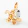 Beige Donkey Mini Figurine in Glass Figurines Miniature Figurines category