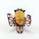 Brown Owl Glass Mini Figurine in Glass Figurines Miniature Figurines category