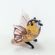 Brown Owl Glass Mini Figurine in Glass Figurines Miniature Figurines category