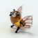 Brown Owl Glass Mini Figurine in Glass Figurines Miniature Figurines category