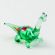 Dinosaur Mini Figurine in Glass Figurines Miniature Figurines category