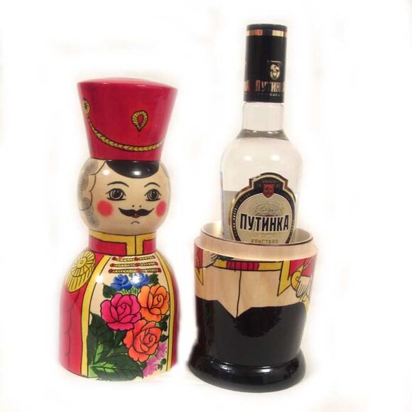 Semionovo style bottle holder
