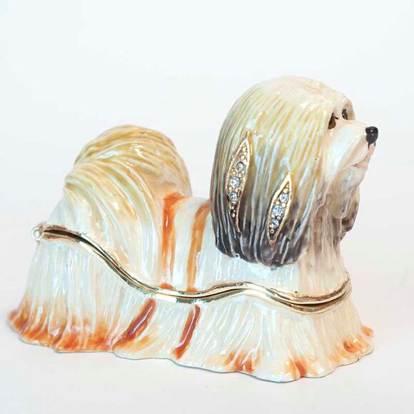 Faberge box Lapdog