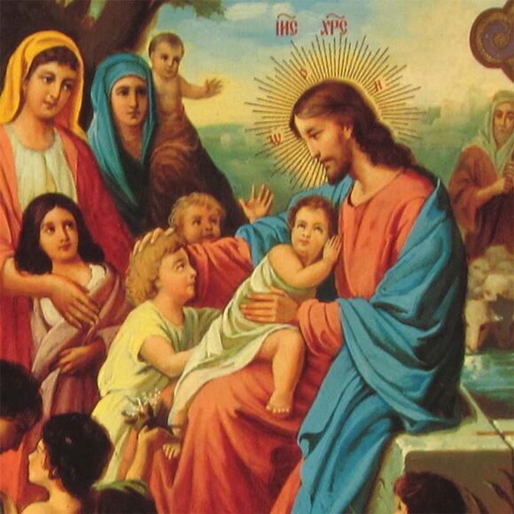 Icon Jesus and Children