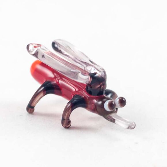 Mosquito Glass Miniature in Glass Figurines Miniature Figurines category