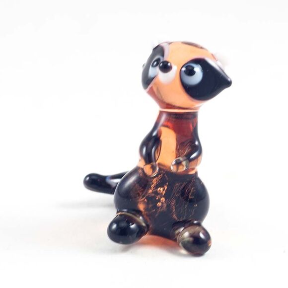 Glass Raccoon Figure in Glass Figurines Wild  Animals category