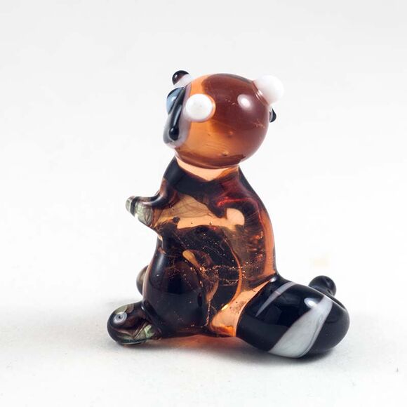 Glass Raccoon Figure in Glass Figurines Wild  Animals category