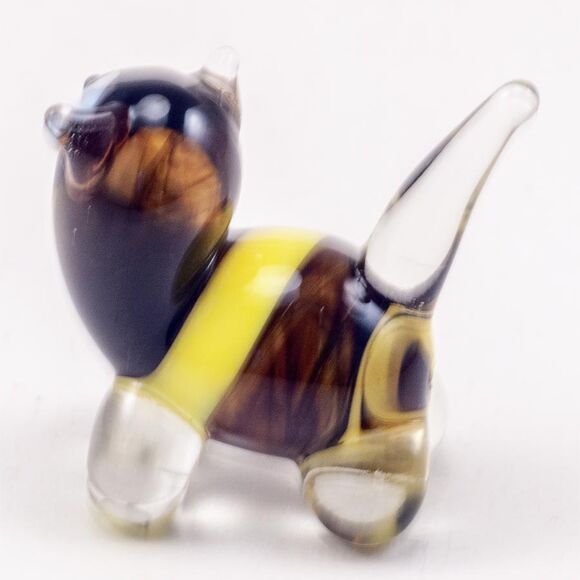 Glass Little Cat Figurine in Glass Figurines Cats category