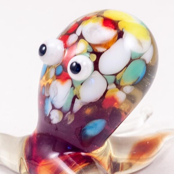 Glass Red Octopus in Glass Figurines Sea Life Creatures category