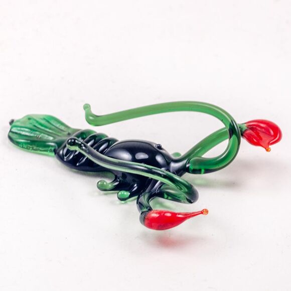 Green Crayfish Figurine in Glass Figurines Sea Life Creatures category