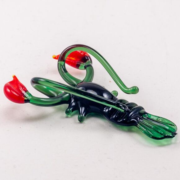 Green Crayfish Figurine in Glass Figurines Sea Life Creatures category