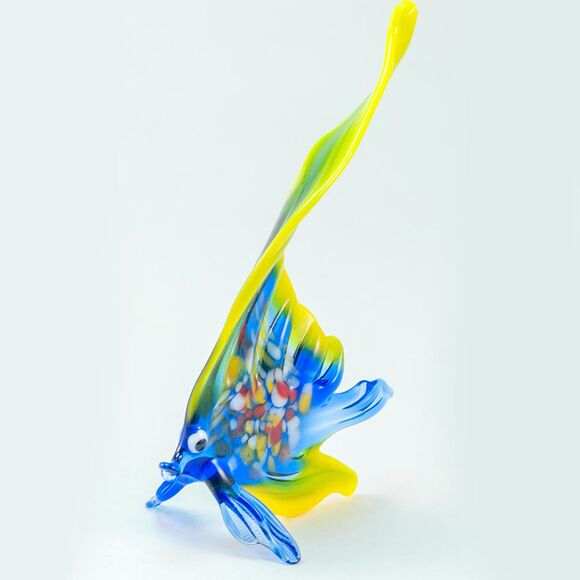Blue Sailfish Figurine in Glass Figurines Sea Life Creatures category