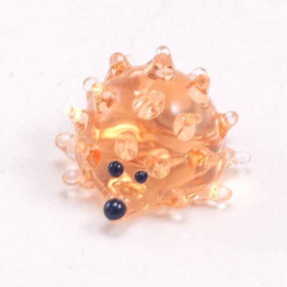 Hedgehog Glass Miniature in Glass Figurines Miniature Figurines category