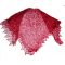 Red Orenburg shawl