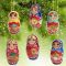 Ornaments Set Russian Matryoshka