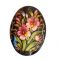 Brooch Two Flowers on Black in Zhostovo Jewelry Zhostovo Brooches category