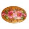 Brooch Two Bright Pansies on Gold in Zhostovo Jewelry Zhostovo Brooches category