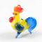Small Glass Rooster in Glass Figurines Miniature Figurines category