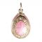 Pendant Oval on Pink in Faberge Jewelry Pendants category