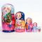 Matryoshka Santa and Kids in Nesting Dolls One-of-a-kind category