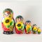 Matryoshka Sunflowers in Nesting Dolls One-of-a-kind category