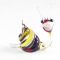 Glass Snail Brown in Glass Figurines Insects category