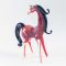 Red Glass Horse in Glass Figurines Farm Animals category