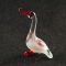 White Goose Mini in Glass Figurines Miniature Figurines category