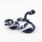 Glass Black Snake Figurine in Glass Figurines Reptiles category